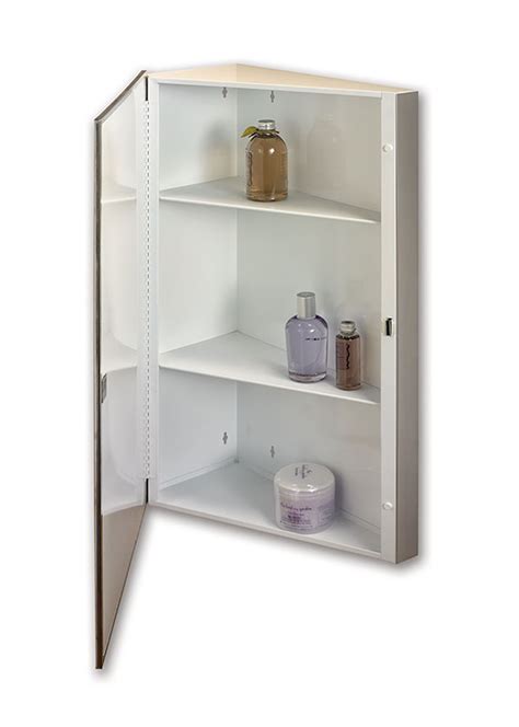 White Metal Medicine Cabinet 